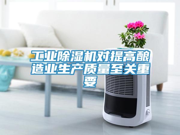 工業(yè)除濕機對提高釀造業(yè)生產質量至關重要