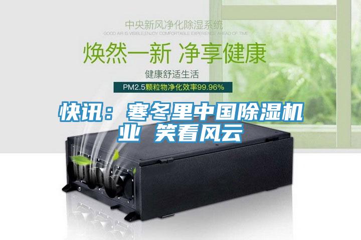 快訊：寒冬里中國(guó)除濕機(jī)業(yè) 笑看風(fēng)云