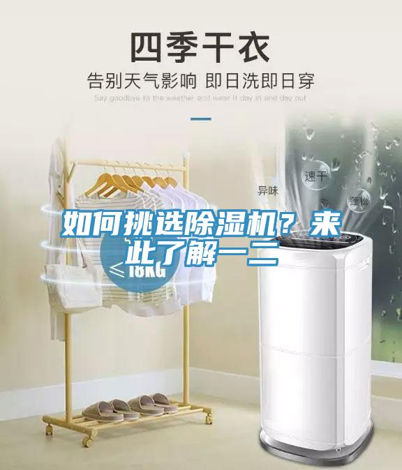 如何挑選除濕機(jī)？來此了解一二