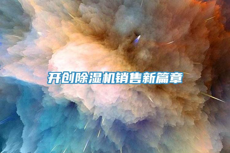 開創(chuàng)除濕機銷售新篇章