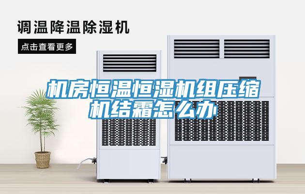機(jī)房恒溫恒濕機(jī)組壓縮機(jī)結(jié)霜怎么辦