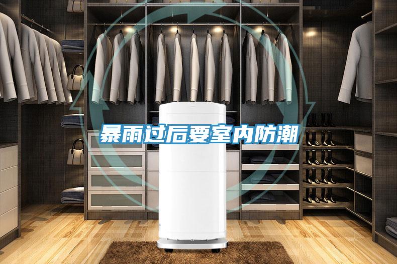 暴雨過后要室內(nèi)防潮