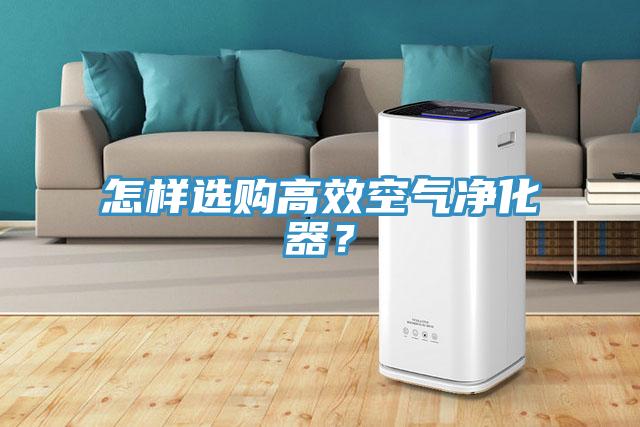 怎樣選購高效空氣凈化器？