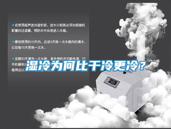 濕冷為何比干冷更冷？