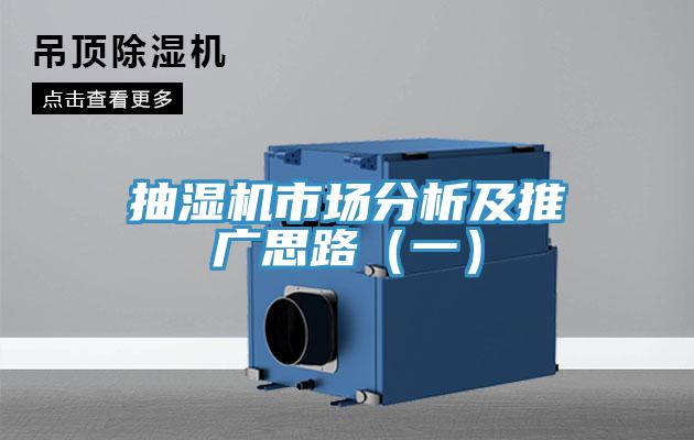 抽濕機(jī)市場(chǎng)分析及推廣思路（一）