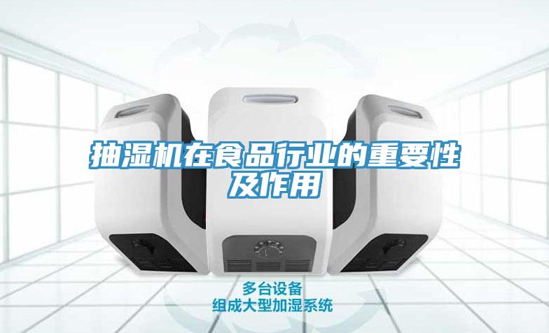 抽濕機(jī)在食品行業(yè)的重要性及作用