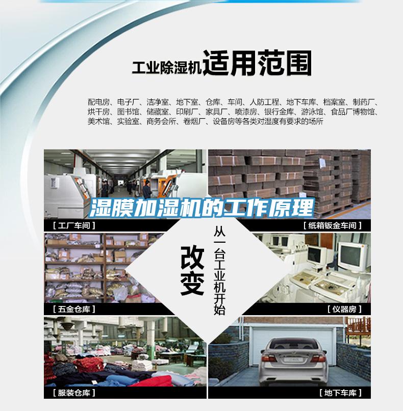 濕膜加濕機(jī)的工作原理