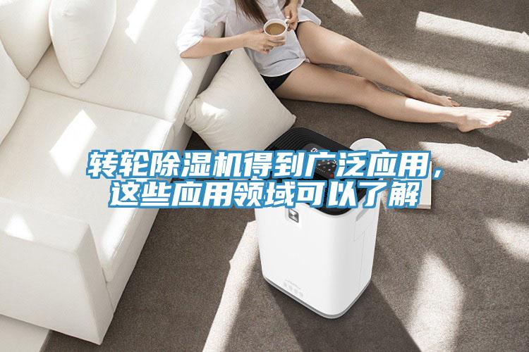 轉(zhuǎn)輪除濕機得到廣泛應用，這些應用領域可以了解