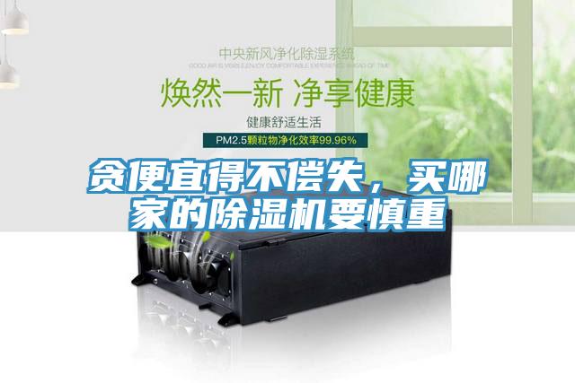 貪便宜得不償失，買哪家的除濕機(jī)要慎重