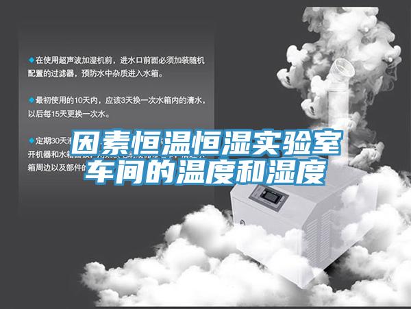 因素恒溫恒濕實(shí)驗(yàn)室車間的溫度和濕度