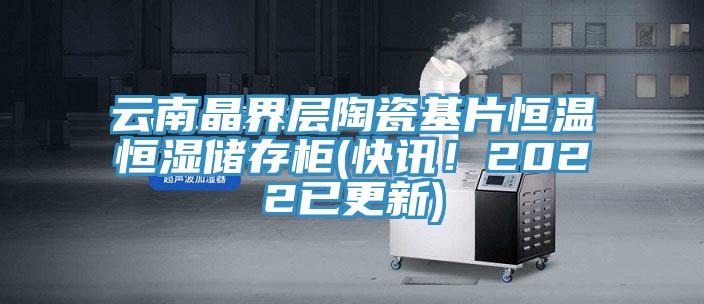 云南晶界層陶瓷基片恒溫恒濕儲(chǔ)存柜(快訊！2022已更新)