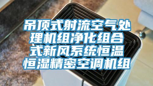 吊頂式射流空氣處理機組凈化組合式新風系統(tǒng)恒溫恒濕精密空調機組