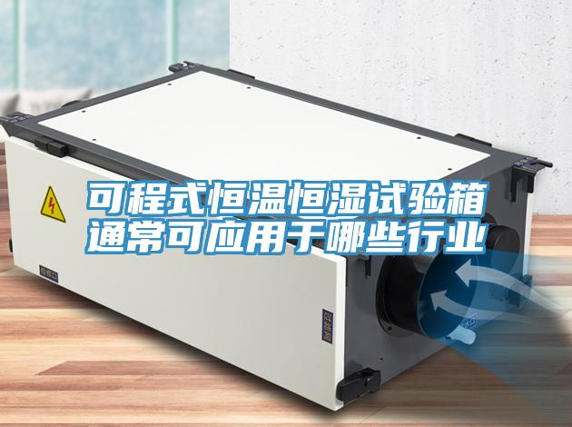 可程式恒溫恒濕試驗(yàn)箱通常可應(yīng)用于哪些行業(yè)