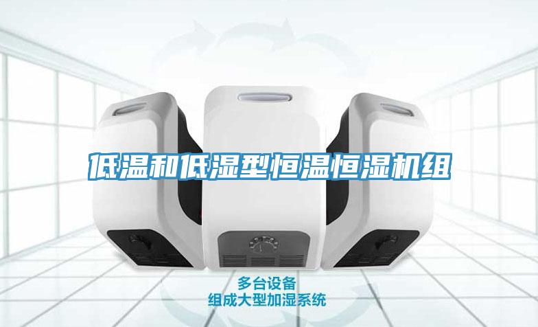 低溫和低濕型恒溫恒濕機(jī)組