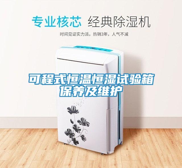 可程式恒溫恒濕試驗箱保養(yǎng)及維護