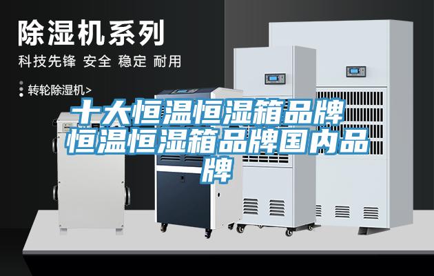 十大恒溫恒濕箱品牌 恒溫恒濕箱品牌國(guó)內(nèi)品牌