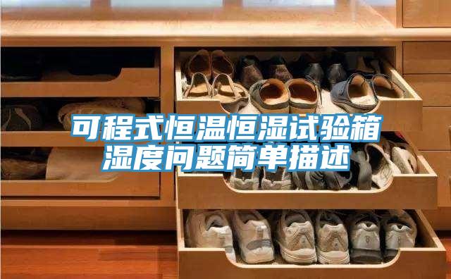 可程式恒溫恒濕試驗(yàn)箱濕度問題簡(jiǎn)單描述