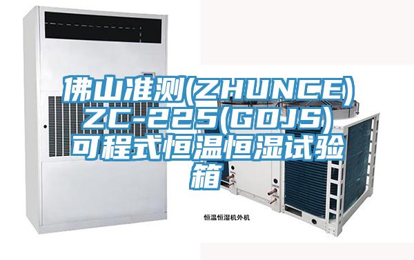佛山準(zhǔn)測(cè)(ZHUNCE) ZC-225(GDJS) 可程式恒溫恒濕試驗(yàn)箱