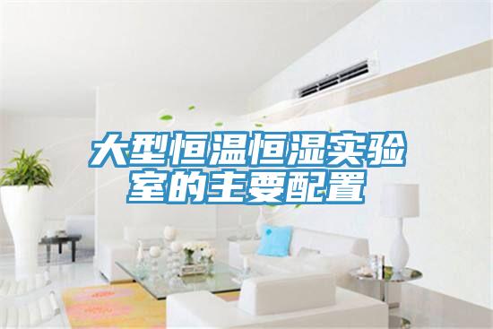 大型恒溫恒濕實驗室的主要配置