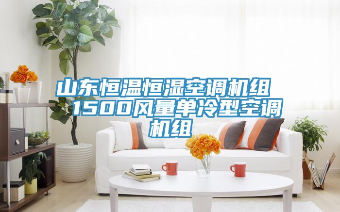 山東恒溫恒濕空調(diào)機(jī)組  1500風(fēng)量單冷型空調(diào)機(jī)組