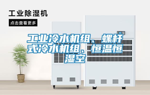 工業(yè)冷水機(jī)組、螺桿式冷水機(jī)組、恒溫恒濕空