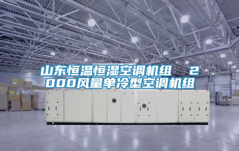 山東恒溫恒濕空調(diào)機(jī)組  2000風(fēng)量單冷型空調(diào)機(jī)組