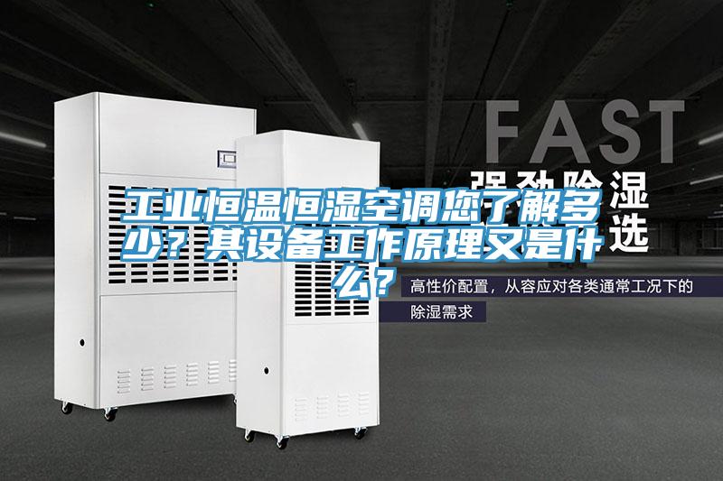 工業(yè)恒溫恒濕空調(diào)您了解多少？其設(shè)備工作原理又是什么？