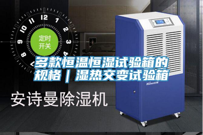 多款恒溫恒濕試驗箱的規(guī)格｜濕熱交變試驗箱