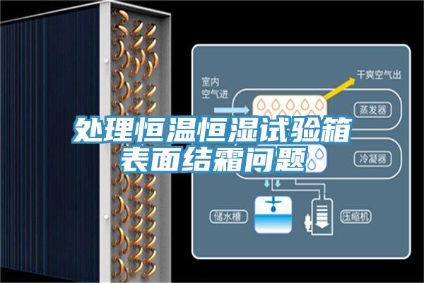 處理恒溫恒濕試驗箱表面結霜問題