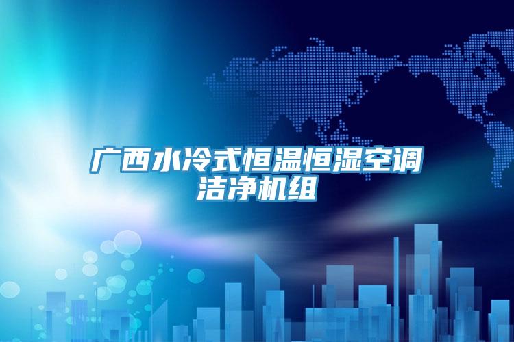 廣西水冷式恒溫恒濕空調(diào)潔凈機組