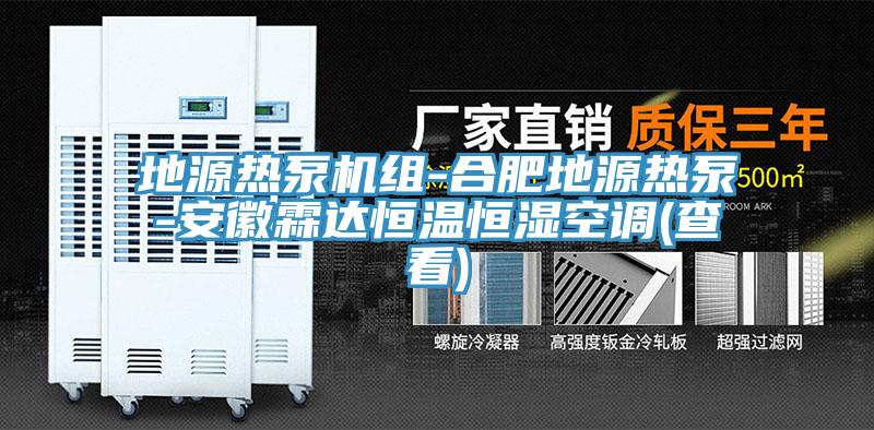 地源熱泵機(jī)組-合肥地源熱泵-安徽霖達(dá)恒溫恒濕空調(diào)(查看)