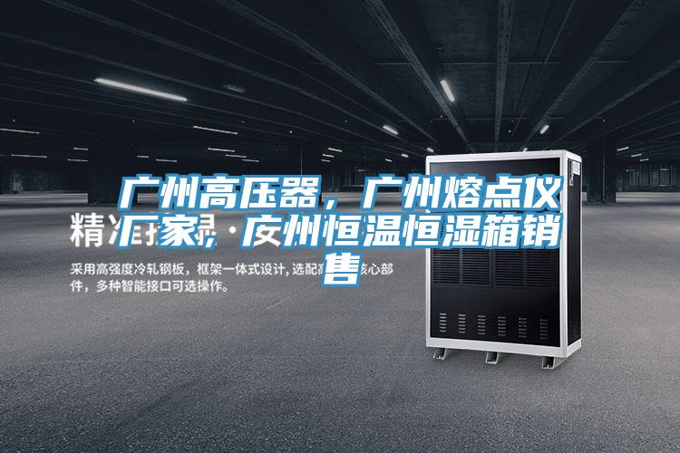 廣州高壓器，廣州熔點儀廠家，廣州恒溫恒濕箱銷售