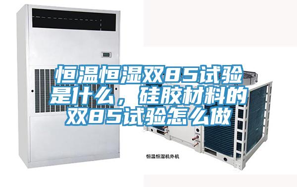 恒溫恒濕雙85試驗(yàn)是什么，硅膠材料的雙85試驗(yàn)怎么做