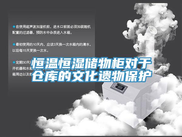恒溫恒濕儲(chǔ)物柜對(duì)于倉(cāng)庫(kù)的文化遺物保護(hù)
