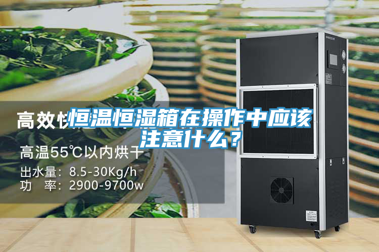 恒溫恒濕箱在操作中應(yīng)該注意什么？