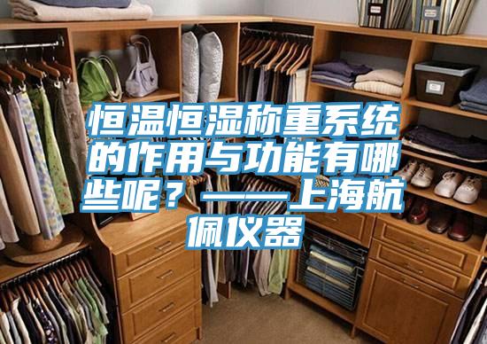 恒溫恒濕稱重系統(tǒng)的作用與功能有哪些呢？——上海航佩儀器
