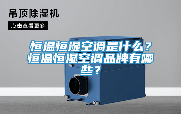 恒溫恒濕空調(diào)是什么？恒溫恒濕空調(diào)品牌有哪些？