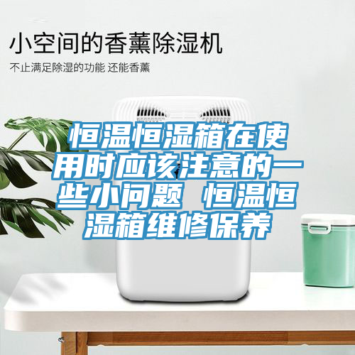 恒溫恒濕箱在使用時(shí)應(yīng)該注意的一些小問(wèn)題 恒溫恒濕箱維修保養(yǎng)
