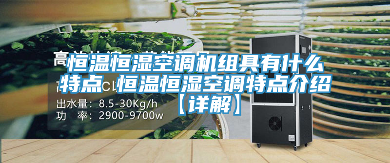 恒溫恒濕空調(diào)機組具有什么特點 恒溫恒濕空調(diào)特點介紹【詳解】