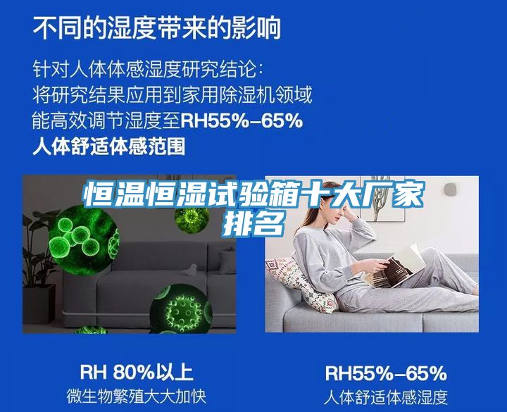 恒溫恒濕試驗(yàn)箱十大廠家排名