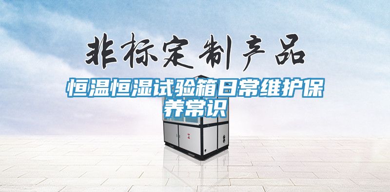 恒溫恒濕試驗箱日常維護(hù)保養(yǎng)常識