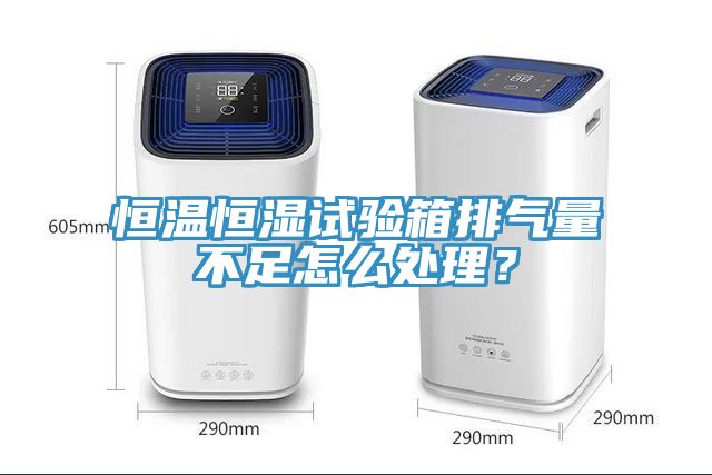 恒溫恒濕試驗箱排氣量不足怎么處理？