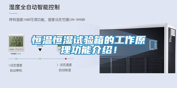 恒溫恒濕試驗(yàn)箱的工作原理功能介紹！