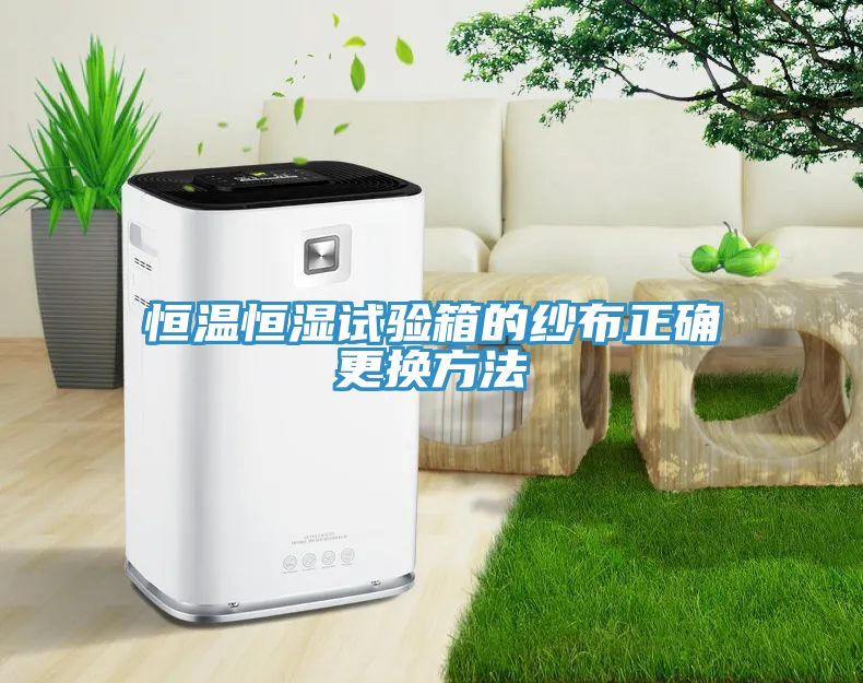 恒溫恒濕試驗箱的紗布正確更換方法