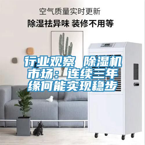 行業(yè)觀察 除濕機(jī)市場(chǎng)：連續(xù)三年緣何能實(shí)現(xiàn)穩(wěn)步