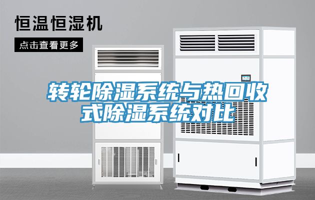 轉(zhuǎn)輪除濕系統(tǒng)與熱回收式除濕系統(tǒng)對(duì)比