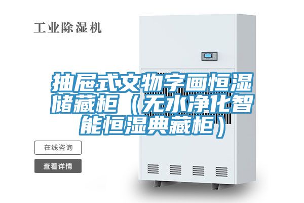 抽屜式文物字畫恒濕儲(chǔ)藏柜（無水凈化智能恒濕典藏柜）