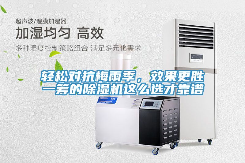 輕松對(duì)抗梅雨季，效果更勝一籌的除濕機(jī)這么選才靠譜