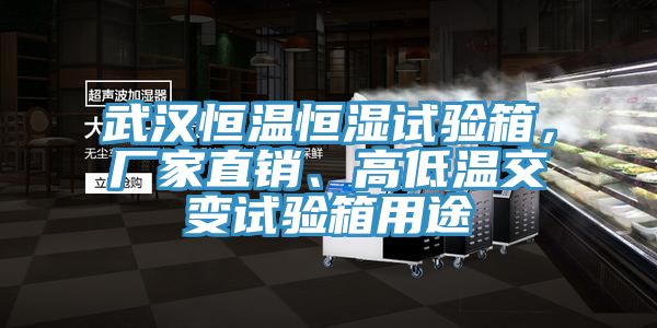 武漢恒溫恒濕試驗箱，廠家直銷、高低溫交變試驗箱用途