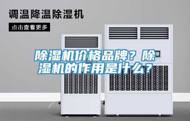除濕機(jī)價(jià)格品牌？除濕機(jī)的作用是什么？